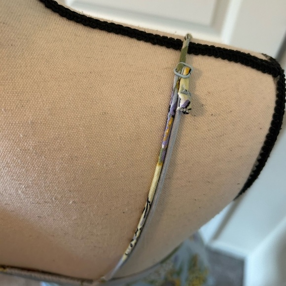 Free people blue floral tropical summer skinny strap dress - Picture 8 of 11